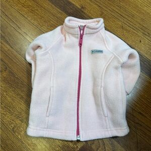 Columbia kids Light Pink Fleece Jacket